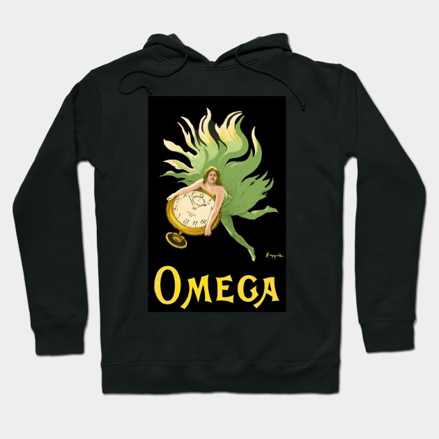 Omega Watches - Vintage Advertising Poster Design Hoodie by Naves